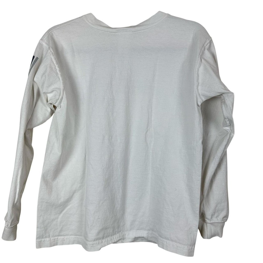 Adidas Unisex Long Sleeve Tee Youth L 90s Vintage Sportscore Americana Indie Y2K - Picture 5 of 7